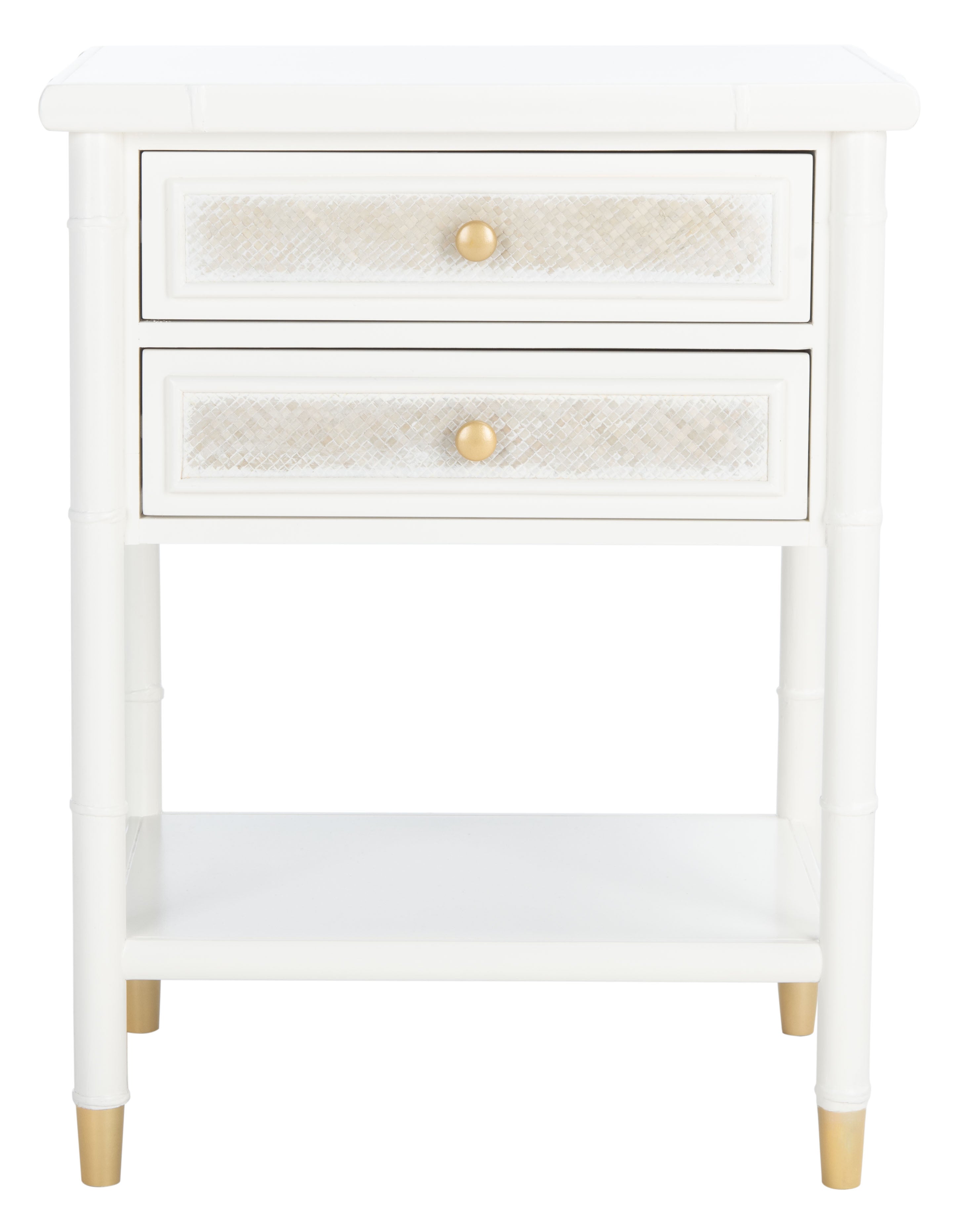 AHAB 2 DRAW 1 SHELF ACCENT TABLE - ACC6606