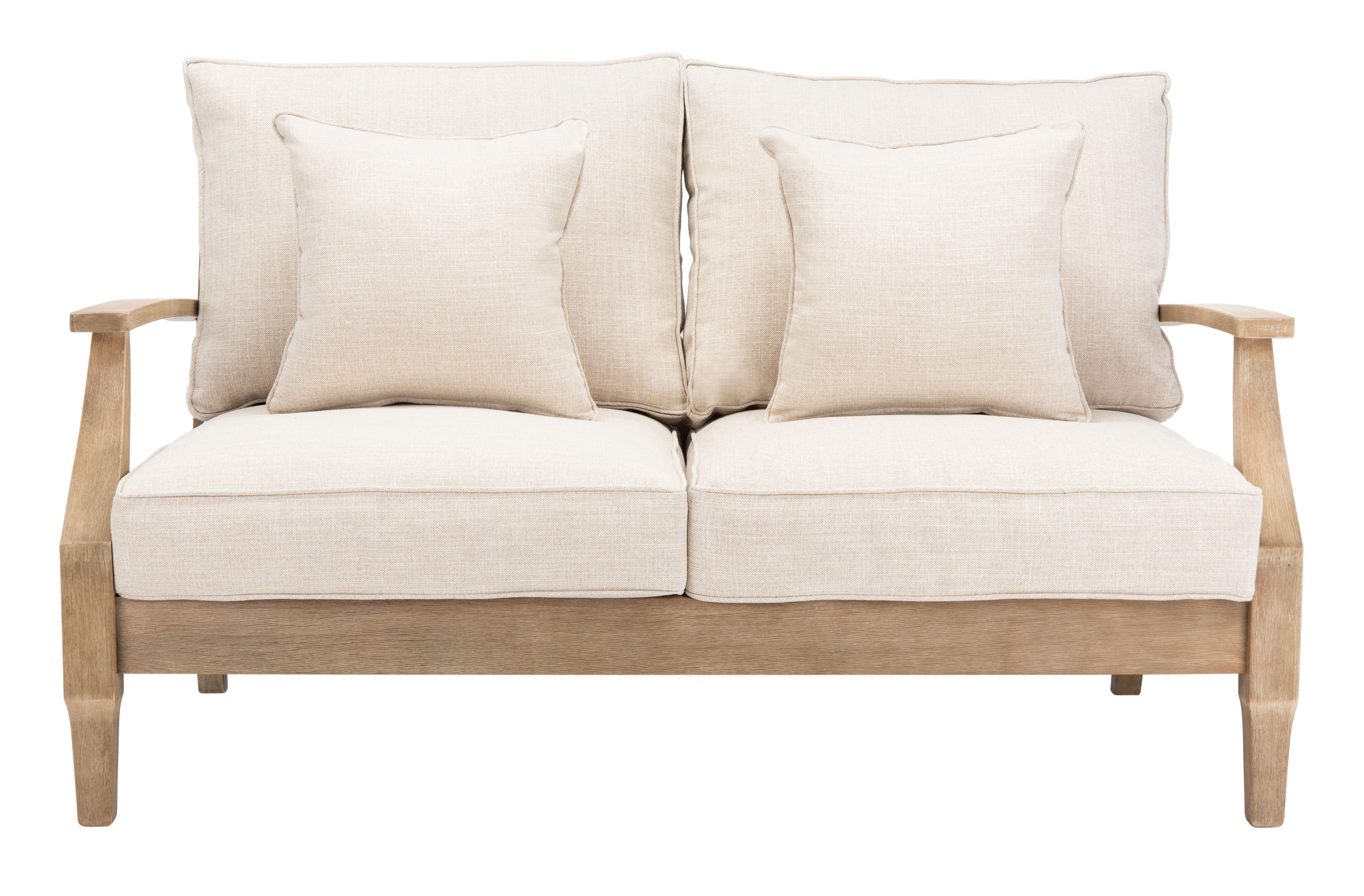 MARTINIQUE WOOD PATIO LOVESEAT - CPT1012