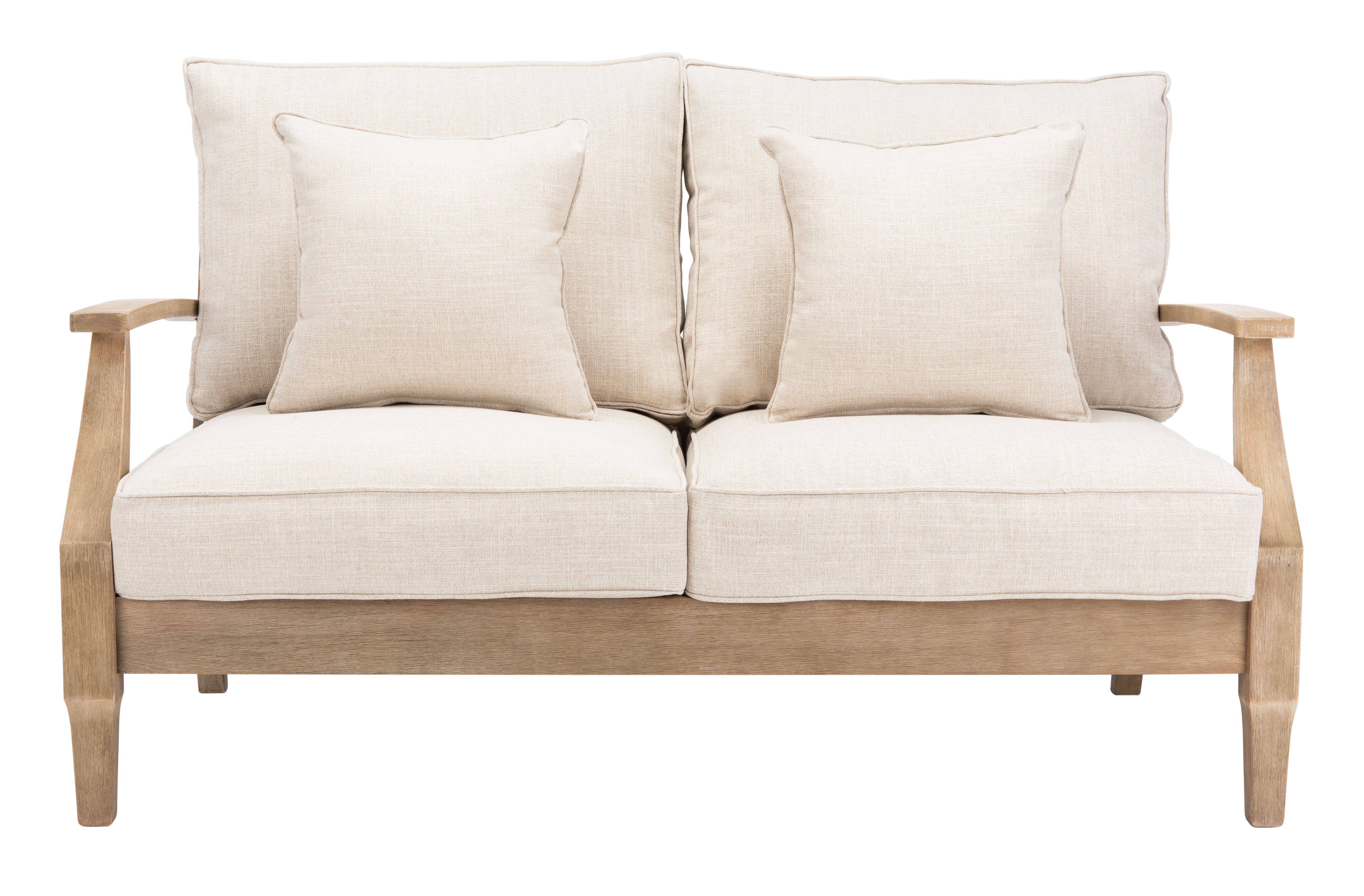 MARTINIQUE WOOD PATIO LOVESEAT - CPT1012