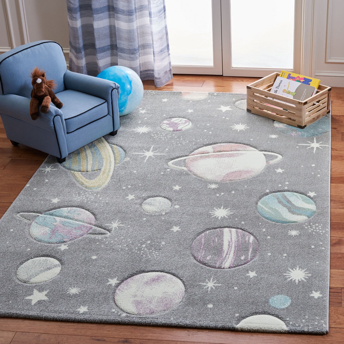 Carousel Kids 100  Rug Collection - CRK103F - SAFAVIEH