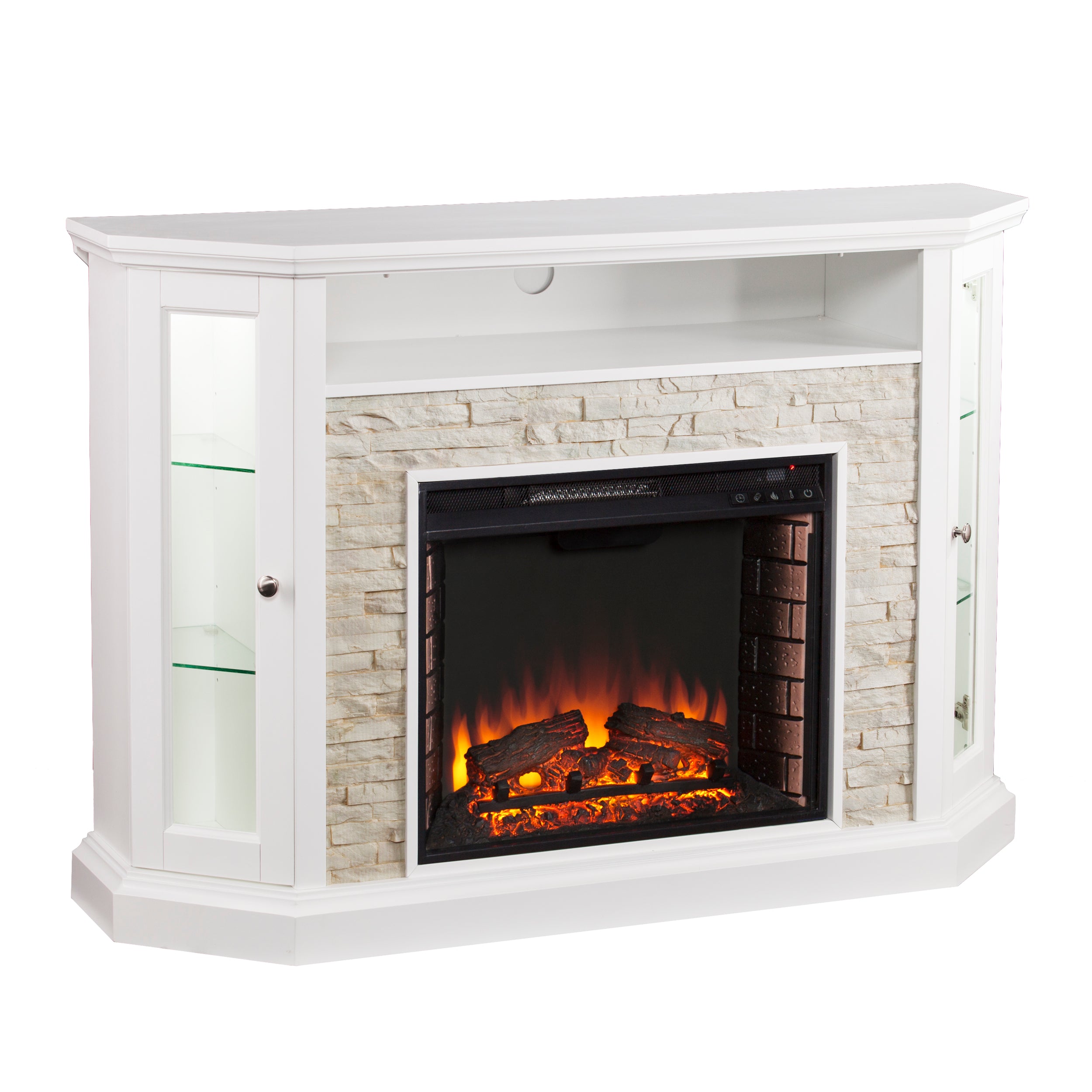 REDDEN CORNER FIREPLACE - SAFAVIEH