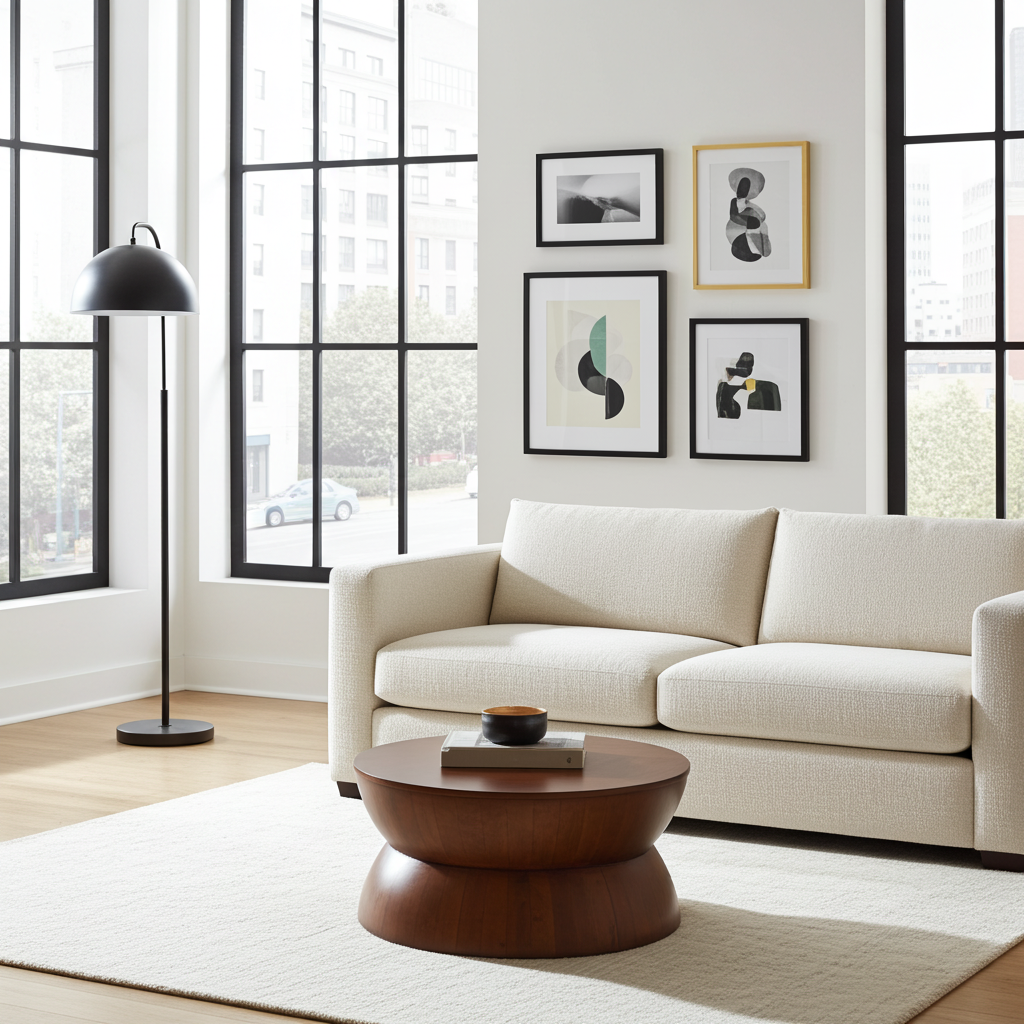 ALECTO ROUND COFFEE TABLE - COF6601 - SAFAVIEH