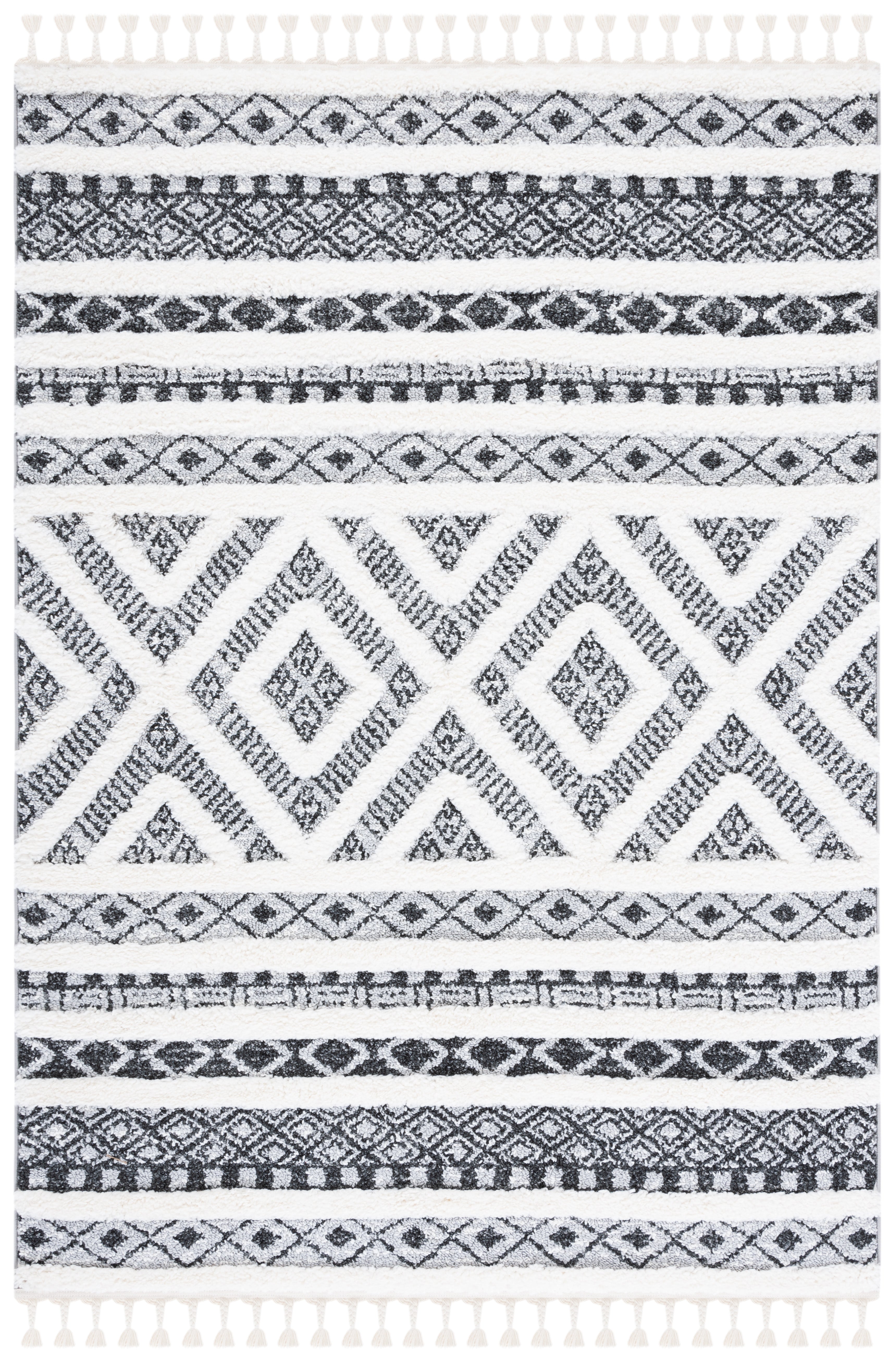 MOROCCAN TASSEL SHAG  RUG COLLECTION - MTS628 - SAFAVIEH