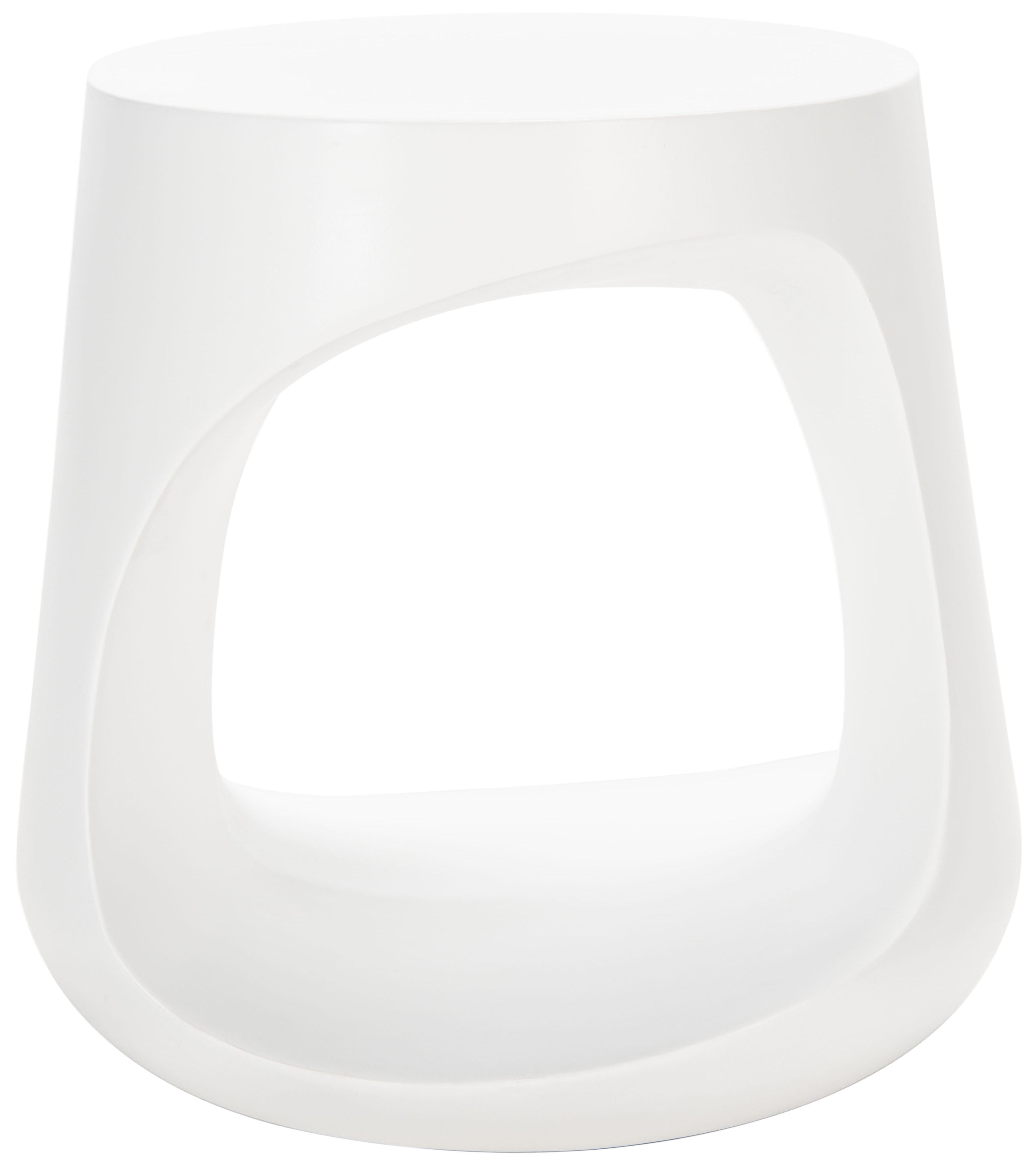 VIKKI CONCRETE ACCENT STOOL - VNN1040