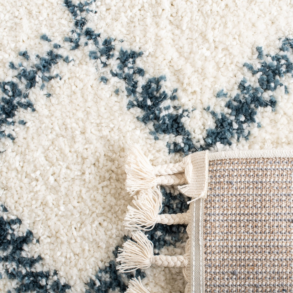 Berber Fringe Shag  Rug Collection - BFG524A - SAFAVIEH