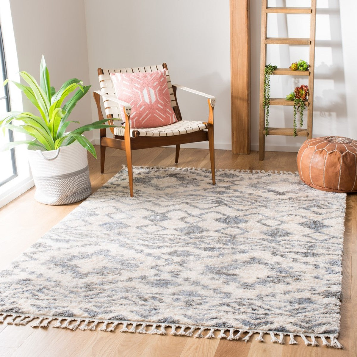 Berber Fringe Shag  Rug Collection - BFG606A - SAFAVIEH