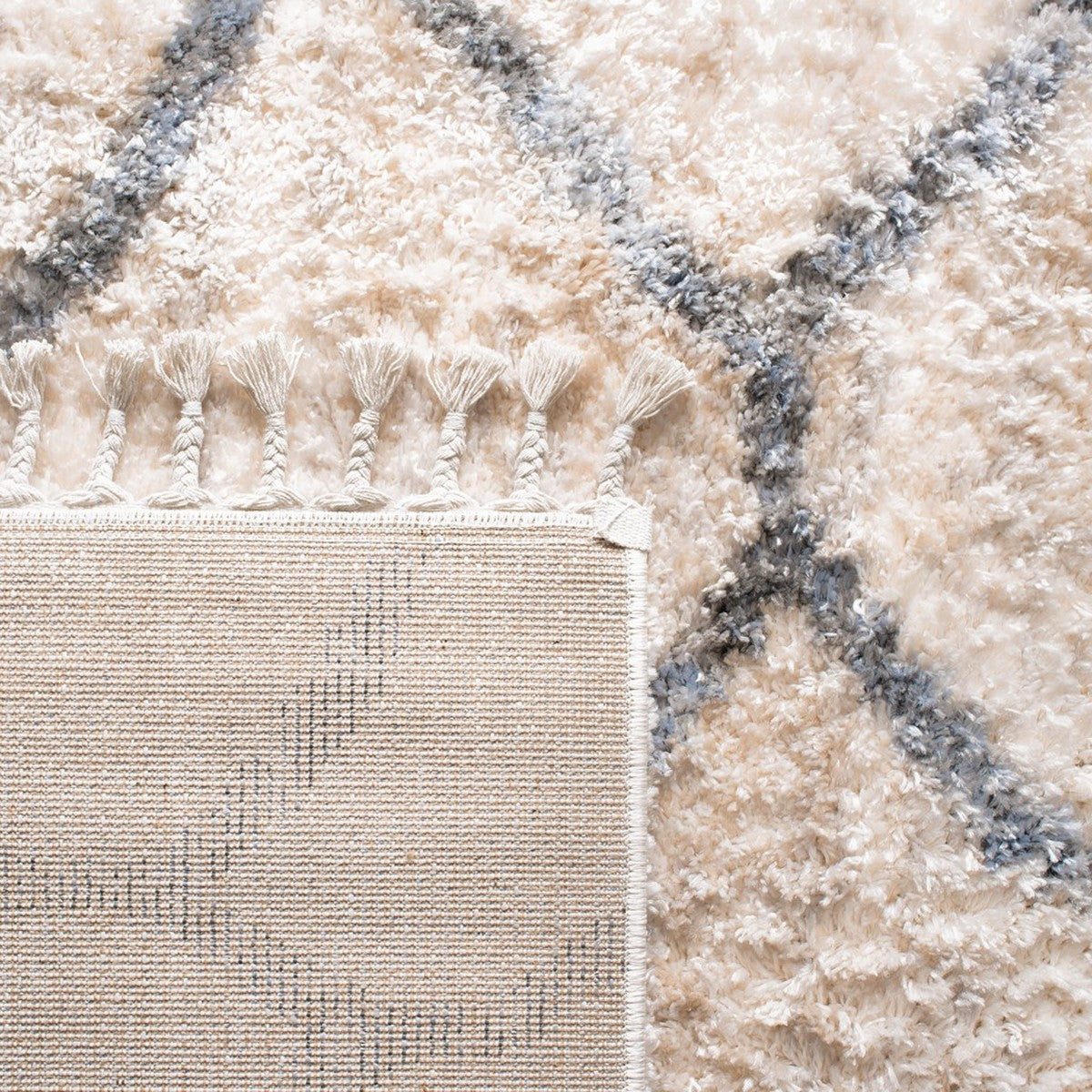 Berber Fringe Shag  Rug Collection - BFG629A - SAFAVIEH