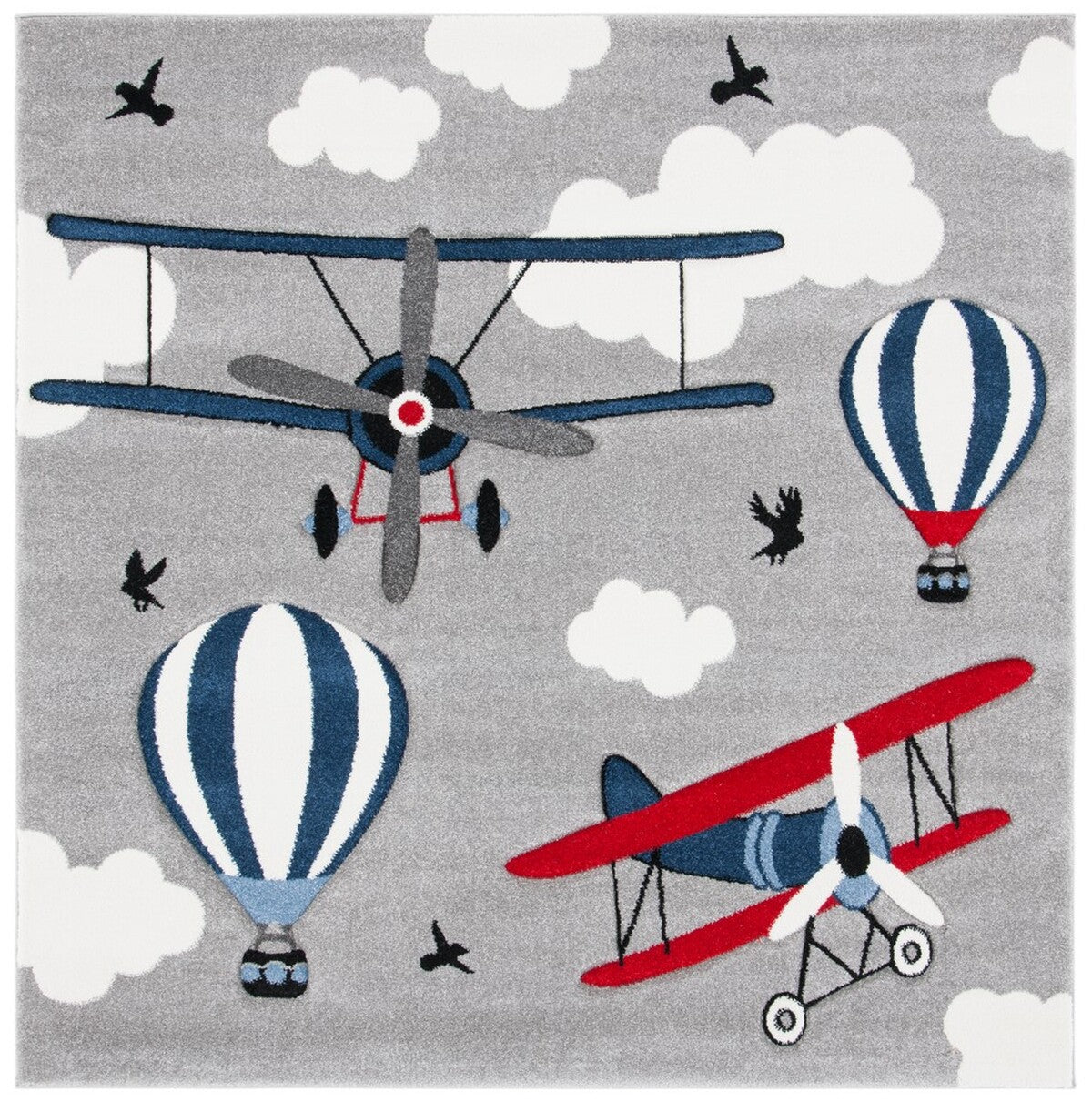 Carousel Kids 100  Rug Collection - CRK137 - SAFAVIEH