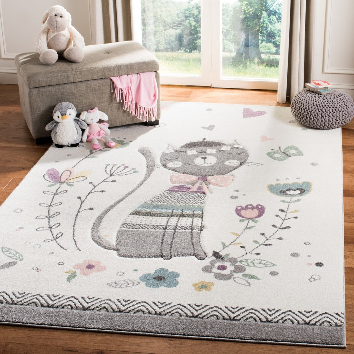 Carousel Kids 100  Rug Collection - CRK187A - SAFAVIEH