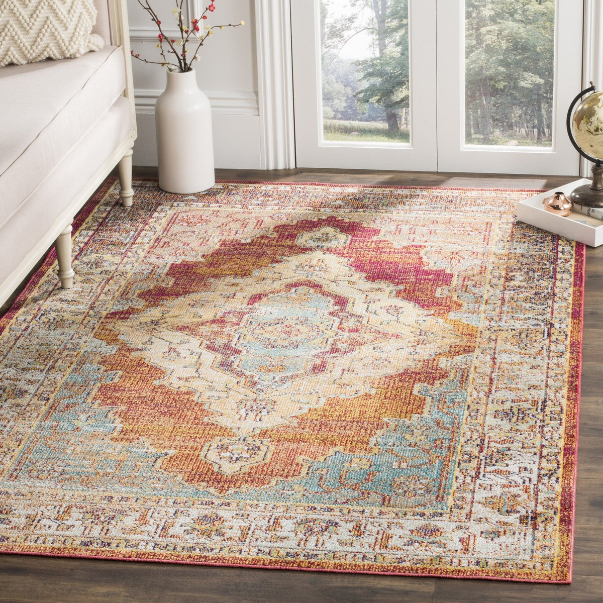 Crystal  Rug Collection - CRS500A - SAFAVIEH