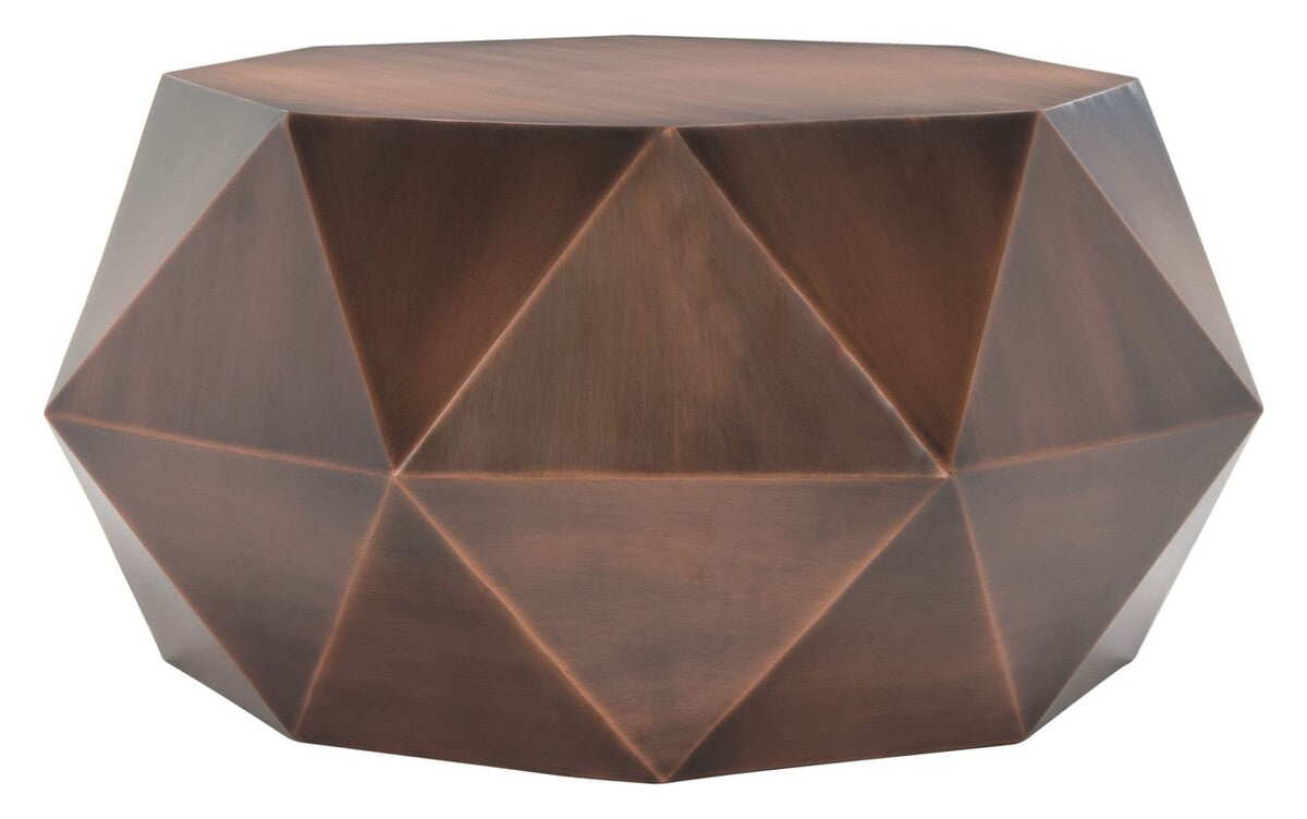 Astrid Faceted Coffee Table - SAFAVIEH