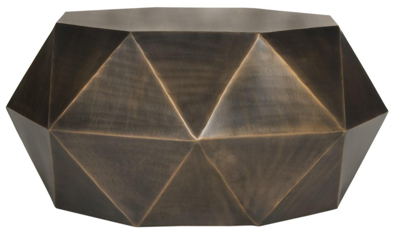 Astrid Faceted Coffee Table - SAFAVIEH