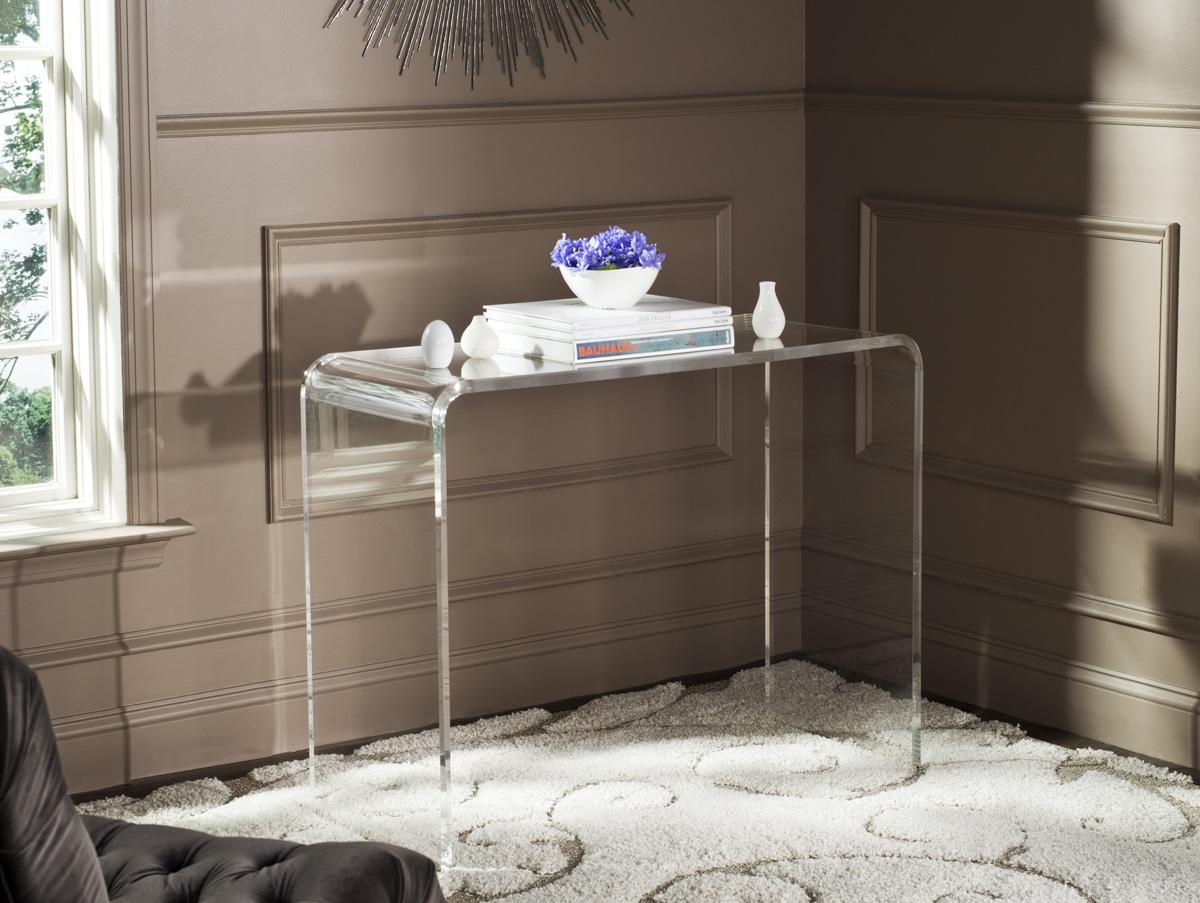 Atka Acrylic Console Table - SAFAVIEH