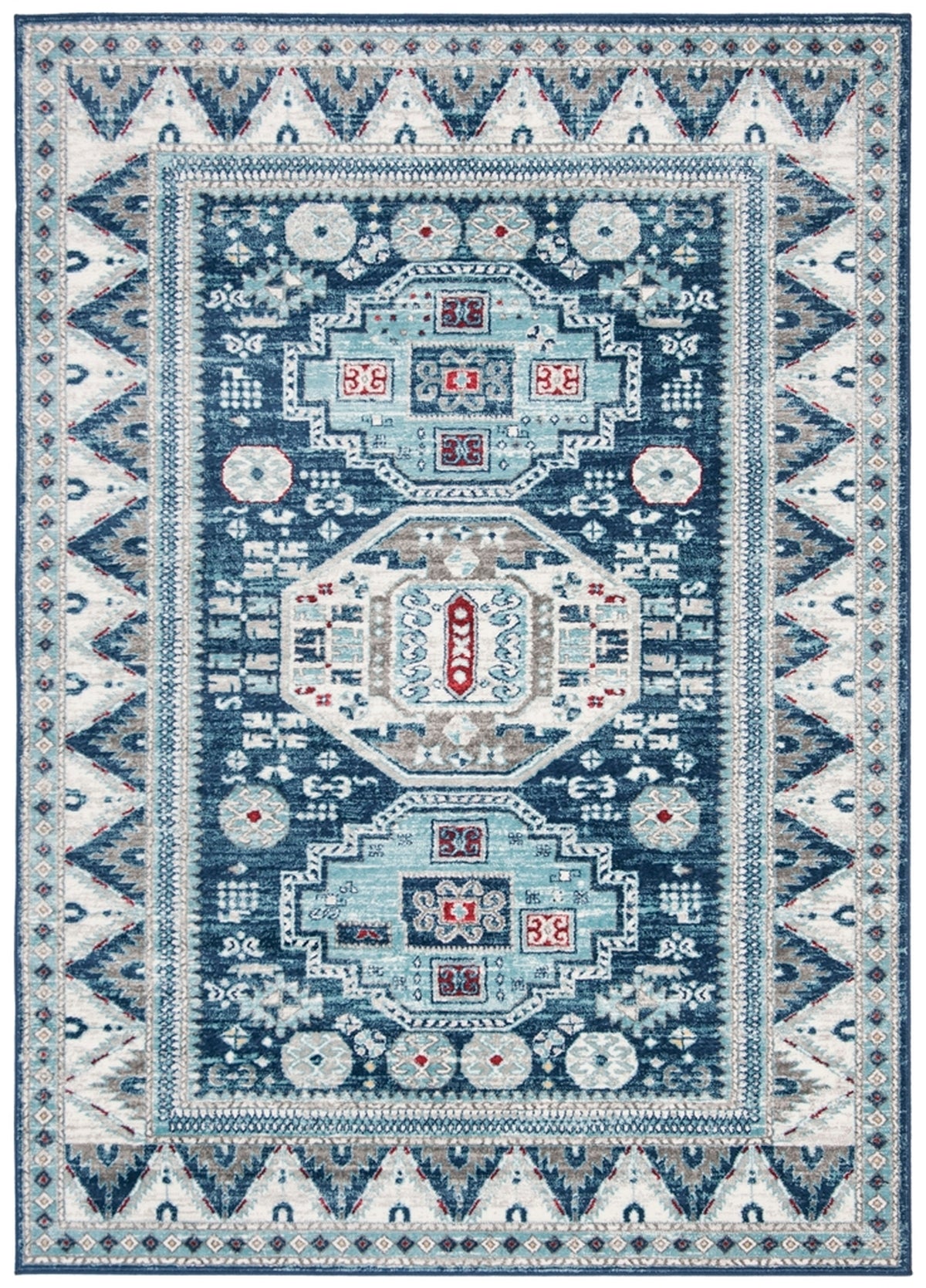 Kazak 100  Rug Collection - KZK118D - SAFAVIEH