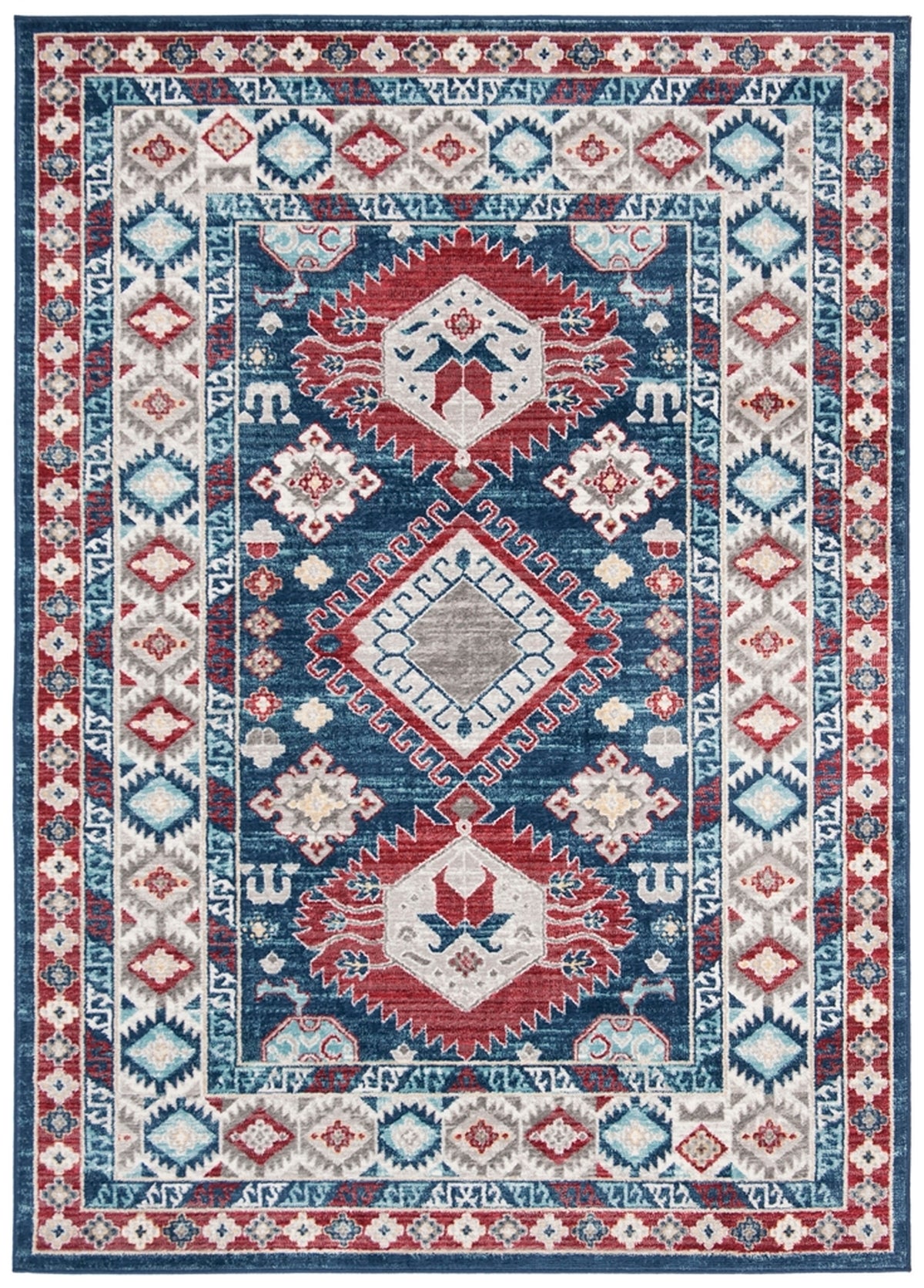 Kazak 100  Rug Collection - KZK119R - SAFAVIEH