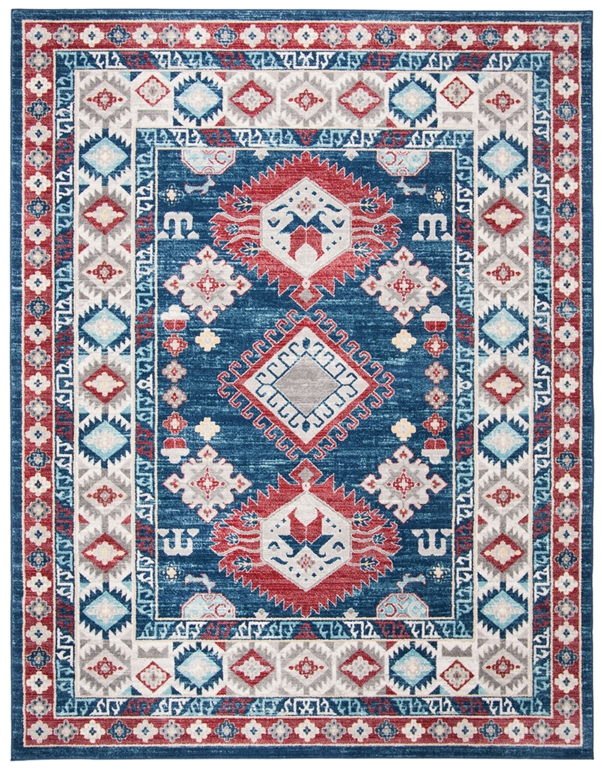 Kazak 100  Rug Collection - KZK119R - SAFAVIEH