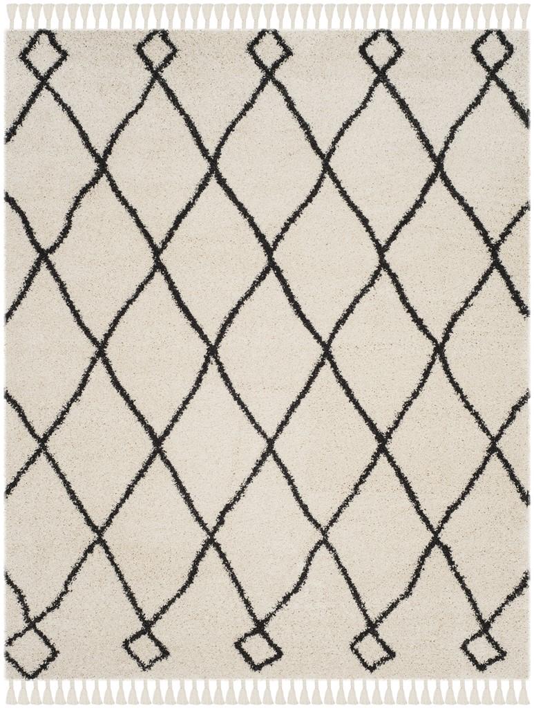 Moroccan Fringe Shag 200  Rug Collection - MFG241B - SAFAVIEH