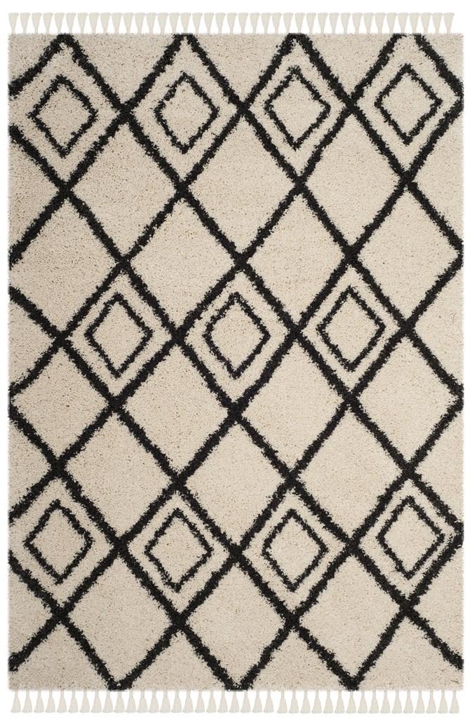 Moroccan Fringe Shag 200  Rug Collection - MFG244B - SAFAVIEH