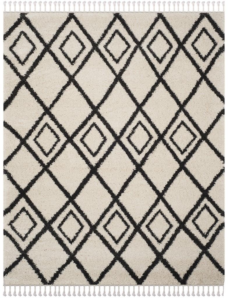 Moroccan Fringe Shag 200  Rug Collection - MFG244B - SAFAVIEH