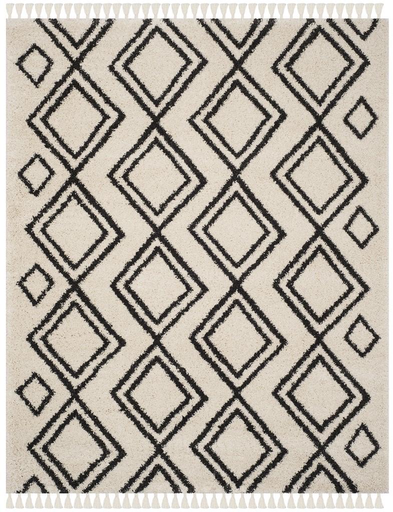 Moroccan Fringe Shag 200  Rug Collection - MFG247B - SAFAVIEH