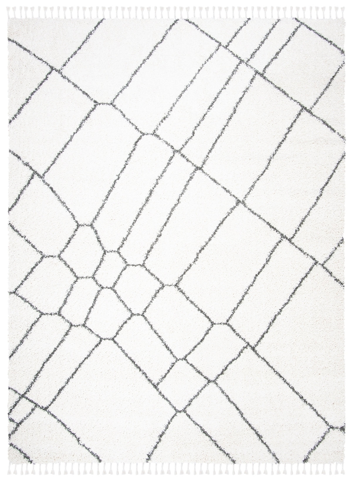 Moroccan Fringe Shag  Rug Collection - MFG316A - SAFAVIEH