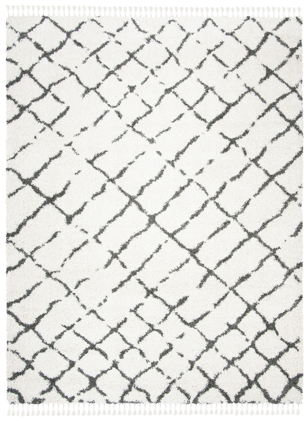 Moroccan Fringe Shag  Rug Collection - MFG329A - SAFAVIEH