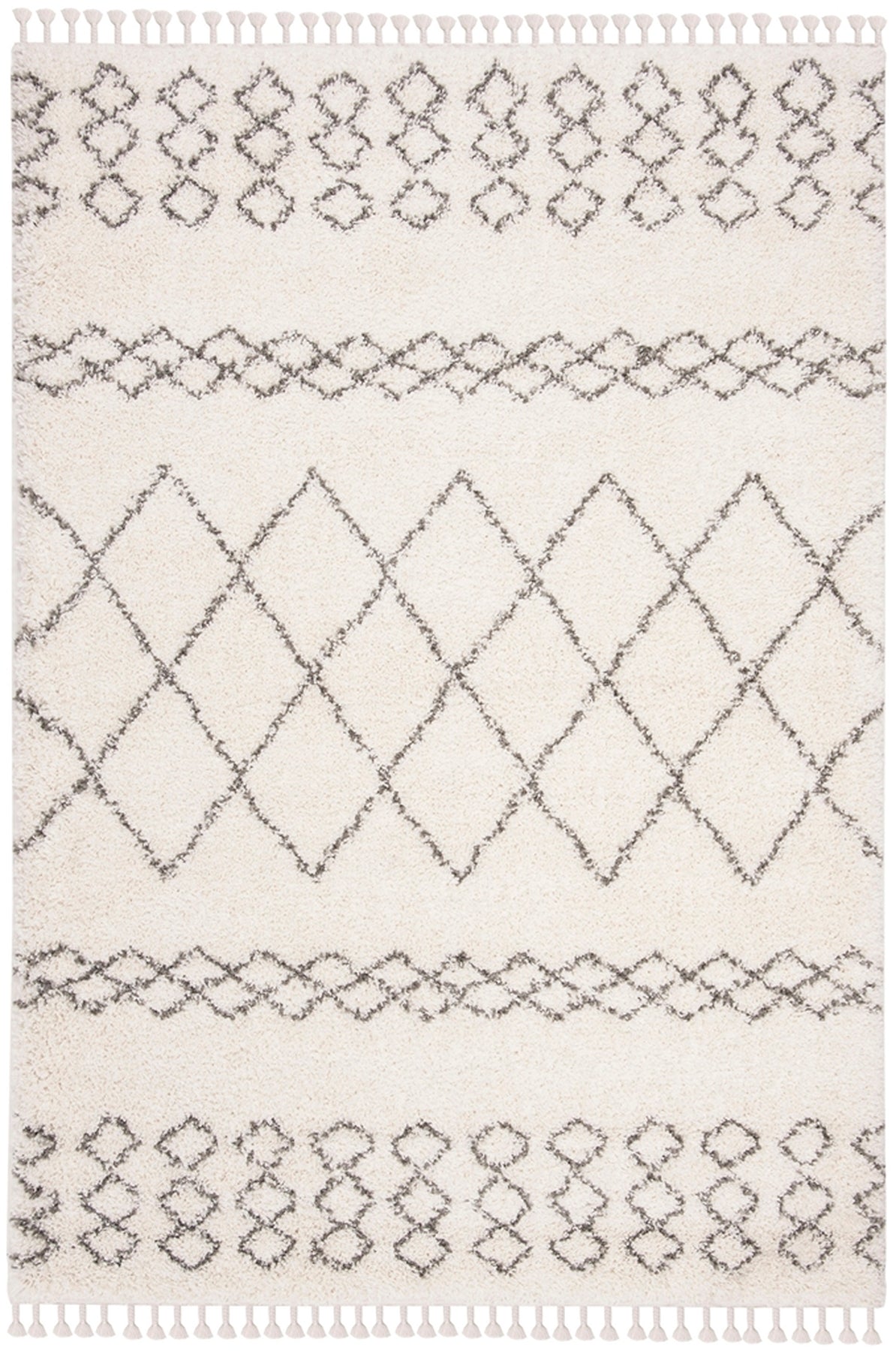 MOROCCAN FRINGE SHAG  RUG COLLECTION - MFG343 - SAFAVIEH