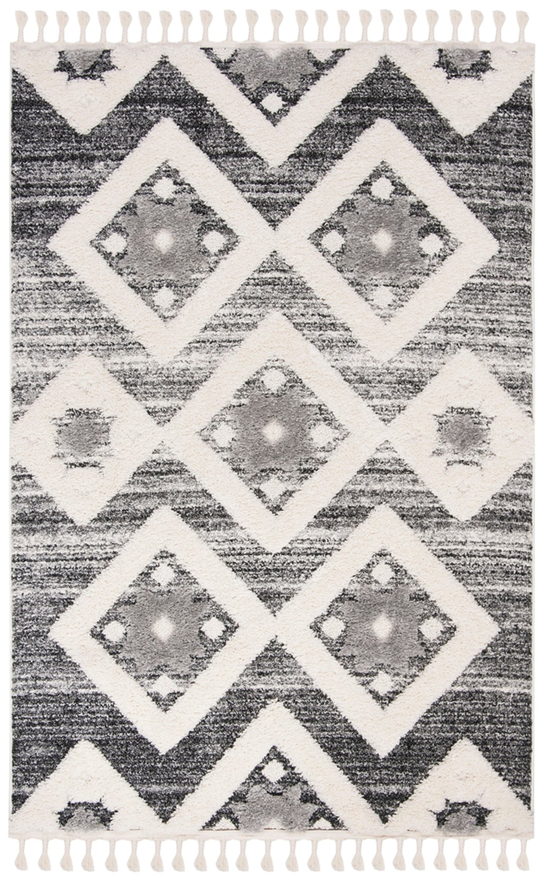 Moroccan Tassel Shag  Rug Collection - MTS664G - SAFAVIEH