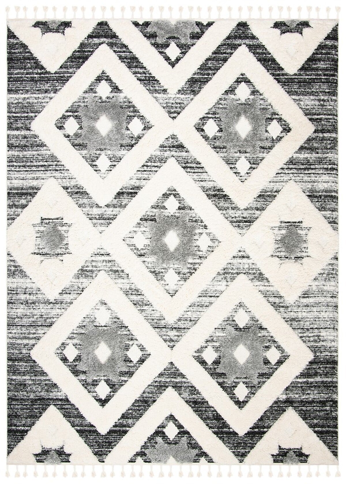 Moroccan Tassel Shag  Rug Collection - MTS664G - SAFAVIEH