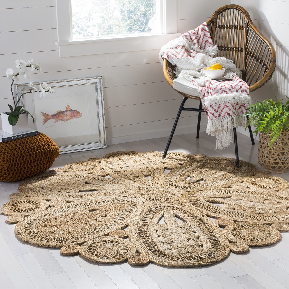 Natural Fiber  Rug Collection - NF360A- - SAFAVIEH