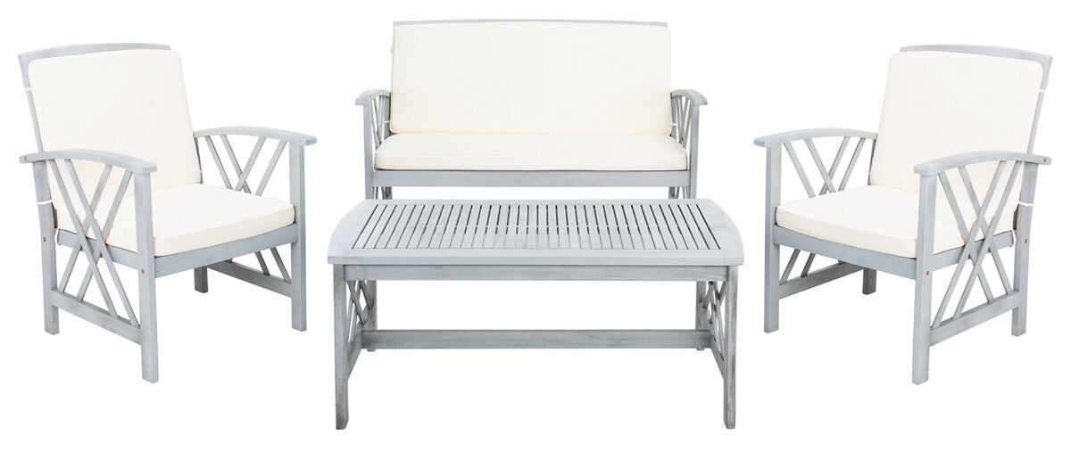 FONTANA 4 PC OUTDOOR SET - SAFAVIEH