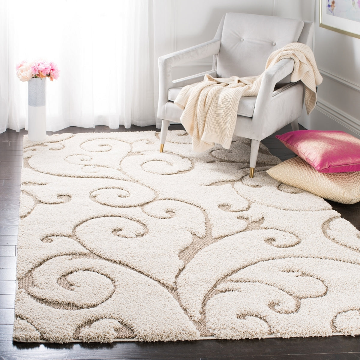 Florida Shag  Rug Collection - SG455-1 - SAFAVIEH