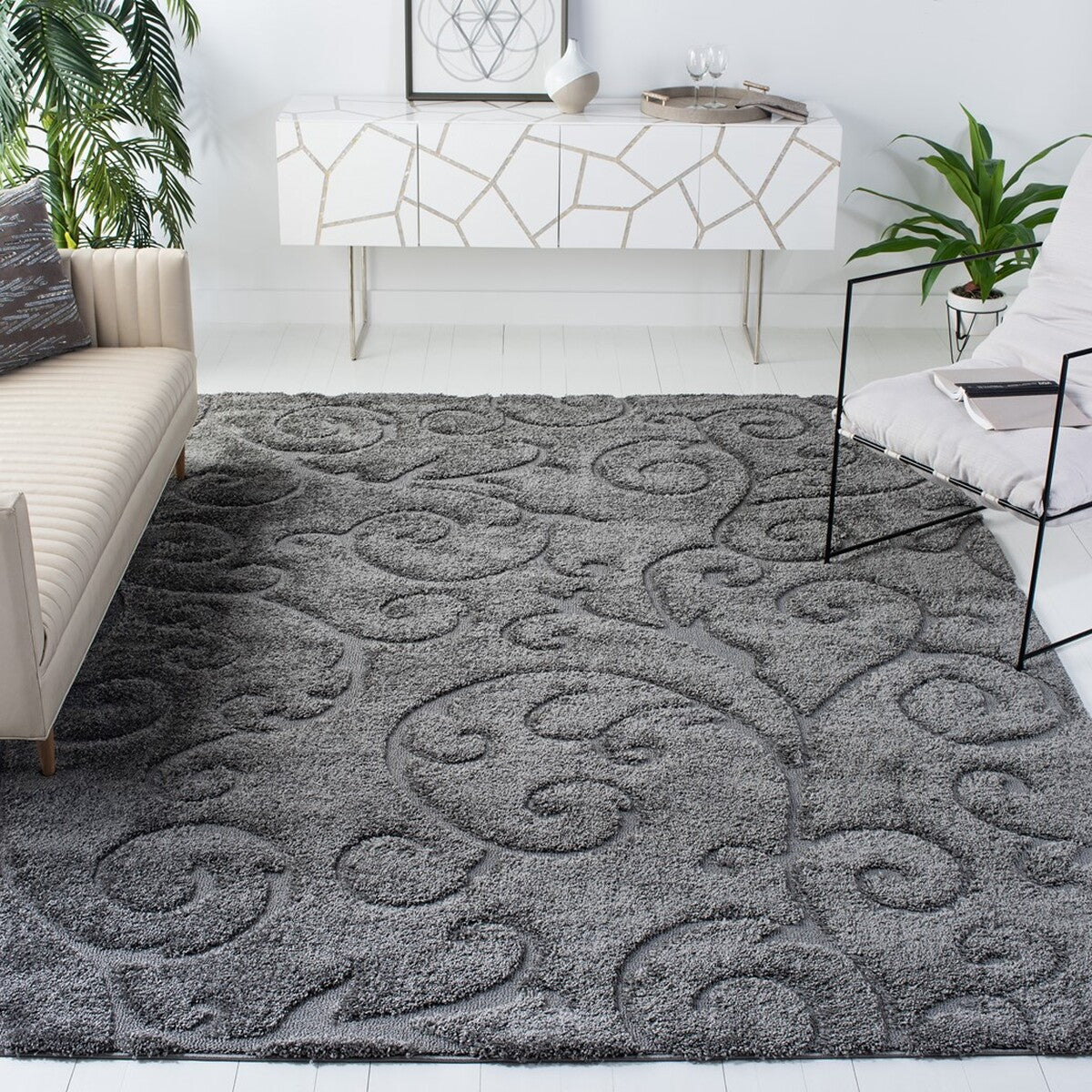 Florida Shag  Rug Collection - SG455-8 - SAFAVIEH