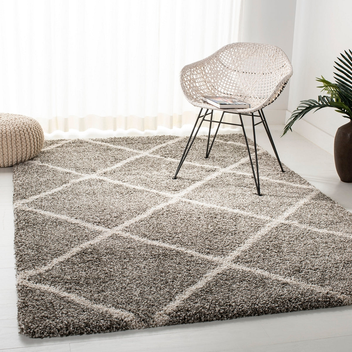 Hudson Shag  Rug Collection - SGH281B - SAFAVIEH