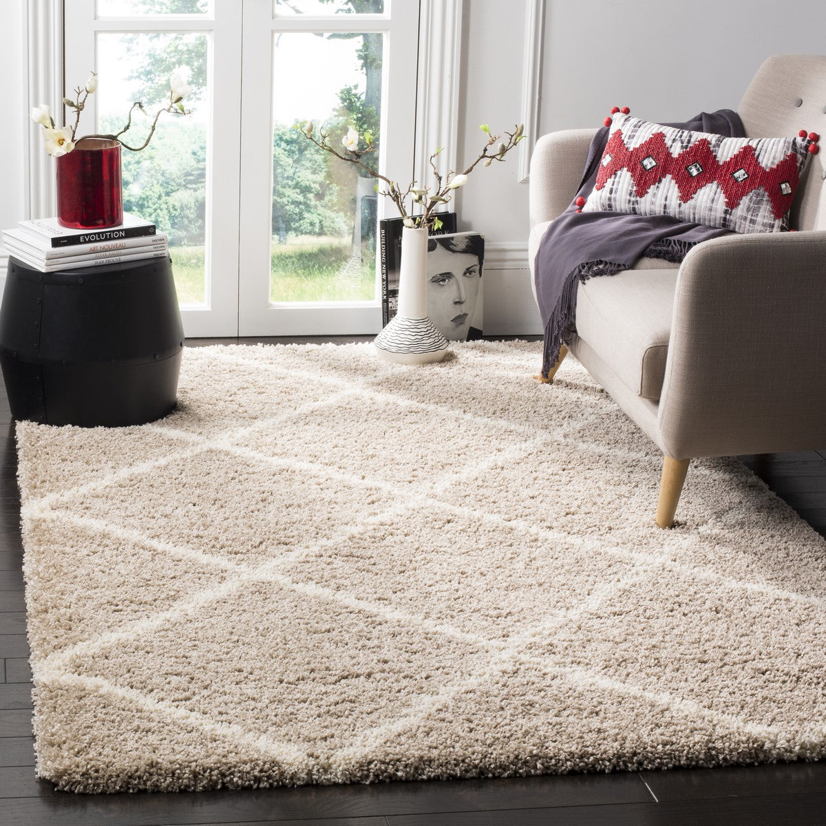 Hudson Shag  Rug Collection - SGH281S - SAFAVIEH