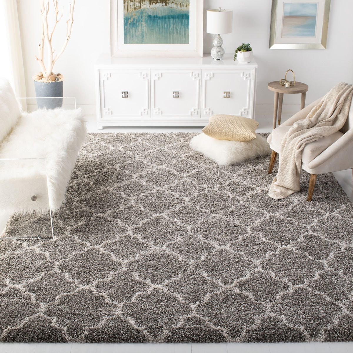 Hudson Shag  Rug Collection - SGH282B - SAFAVIEH