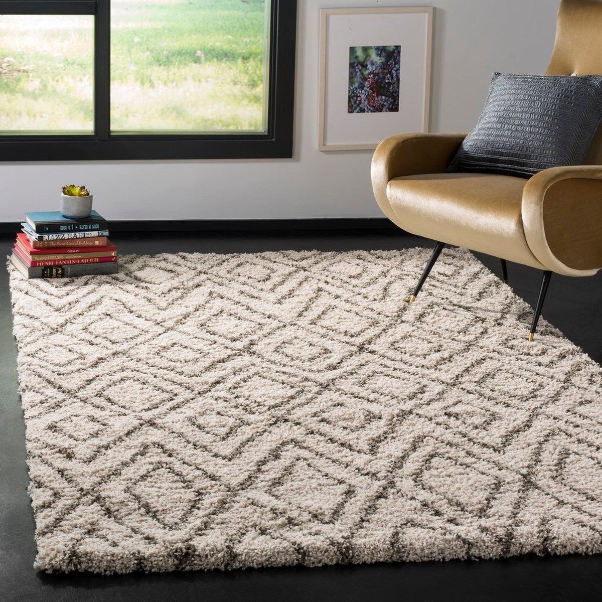 Hudson Shag  Rug Collection - SGH332A - SAFAVIEH