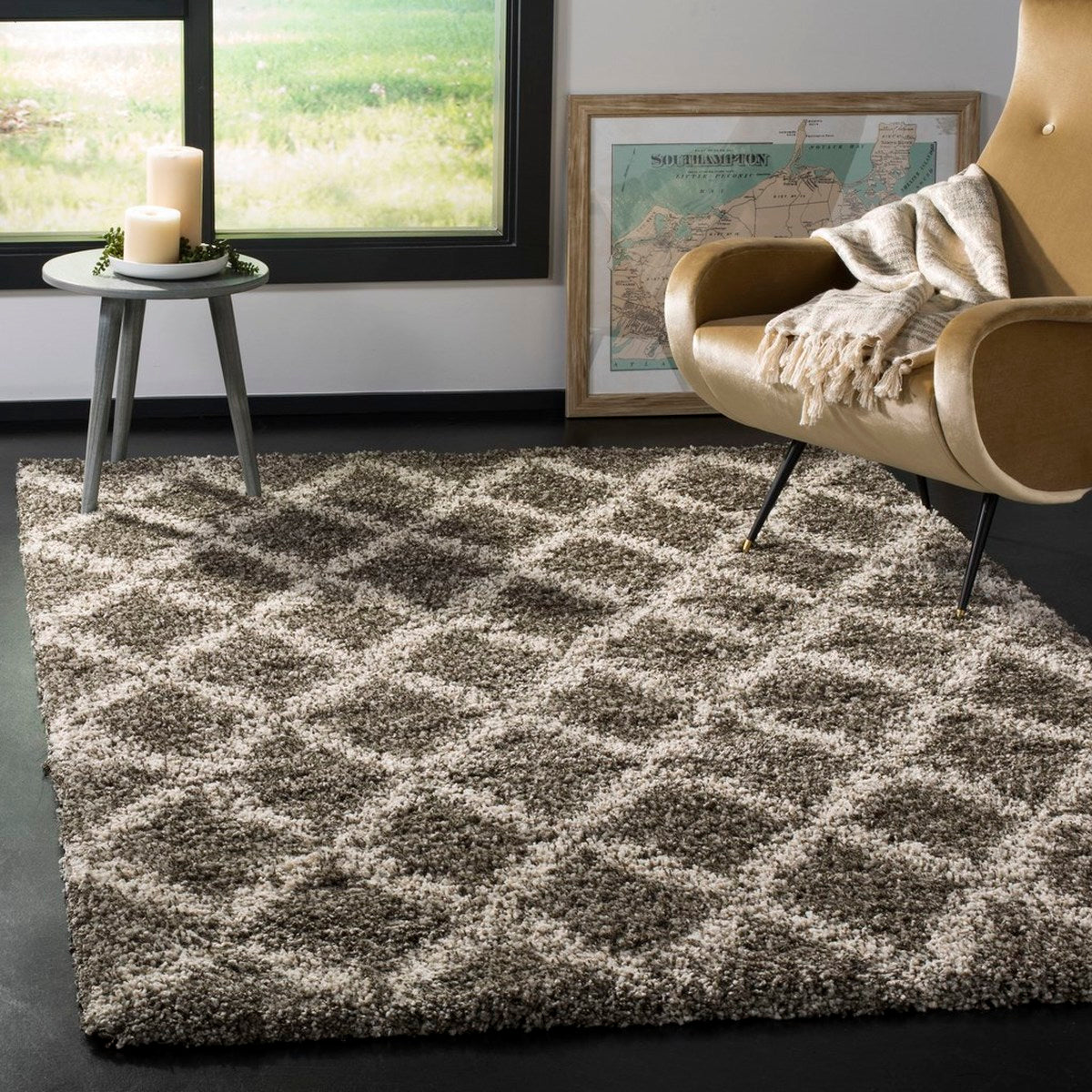 Hudson Shag  Rug Collection - SGH333B - SAFAVIEH